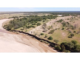 Caption: The Flinders River near Hughenden, Northwest Queensland   