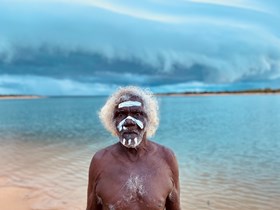 Aboriginal elder and Lardil lawman Teddy Moon, 80, of Mornington Island in the Gulf of Carpentaria, sees the benefit of Treaty for all Queenslanders.