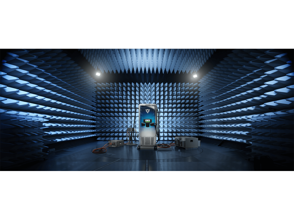 Electromagnetic compatibility (EMC) testing chamber