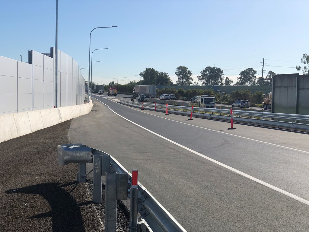 Entry ramp opens to traffic on Deception Bay Road interchange