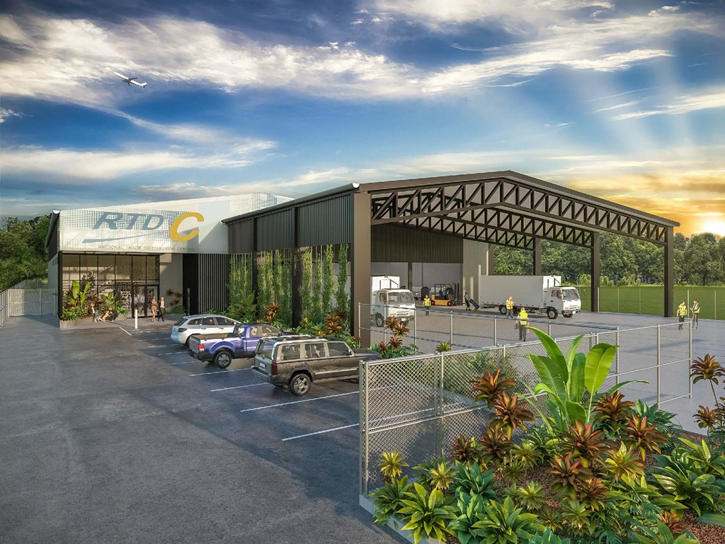Construction of the Cairns Regional Trade Distribution Centre off to a flyer