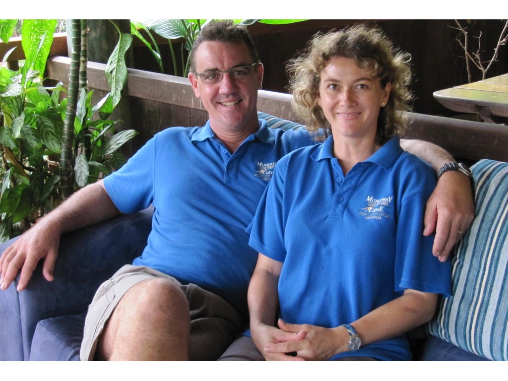 Hamish and Isabella Haslop of Mungumby Lodge, Rossville