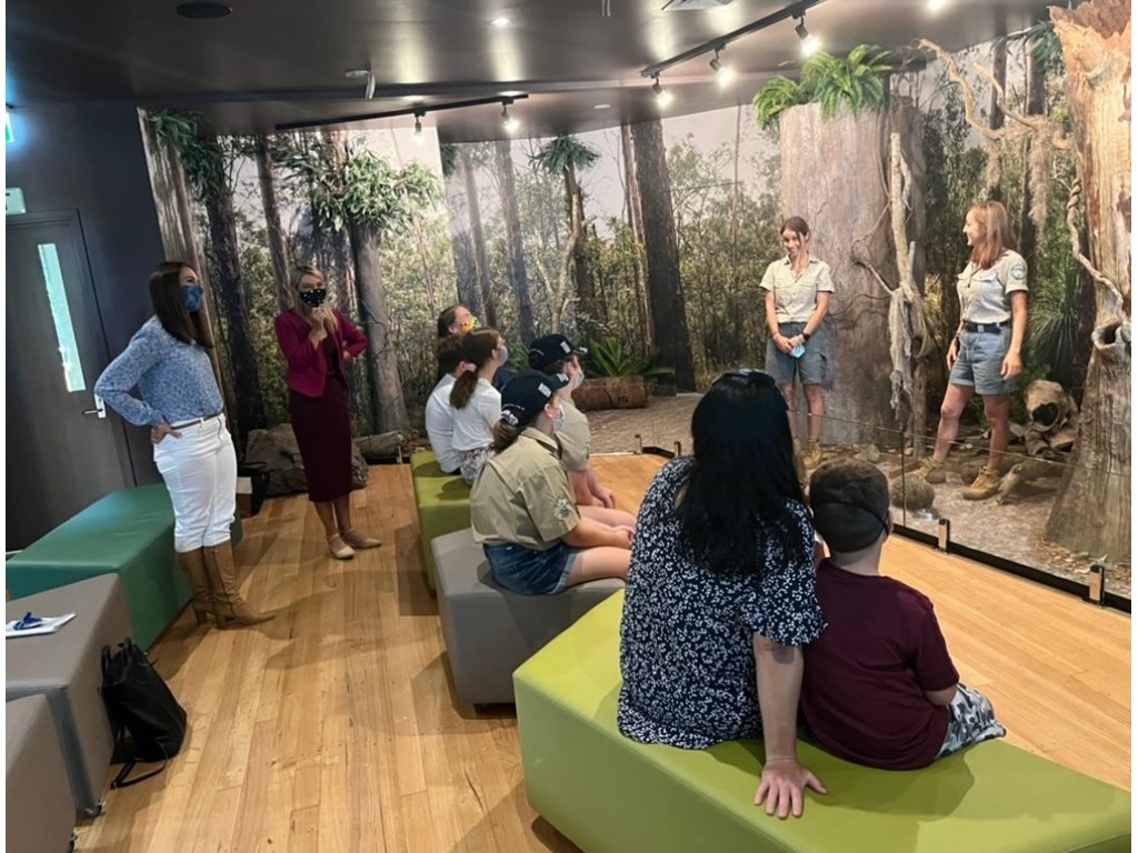 Hop to Walkabout Creek's new immersive education room