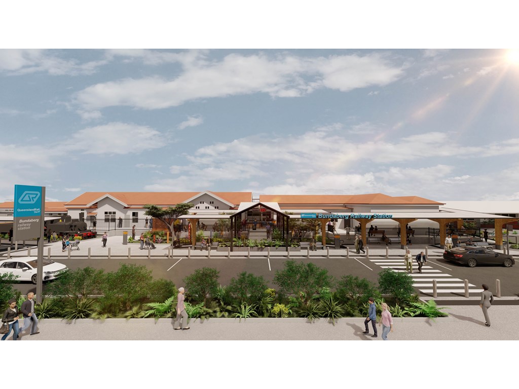 First look at plans for upgraded Bundaberg railway station