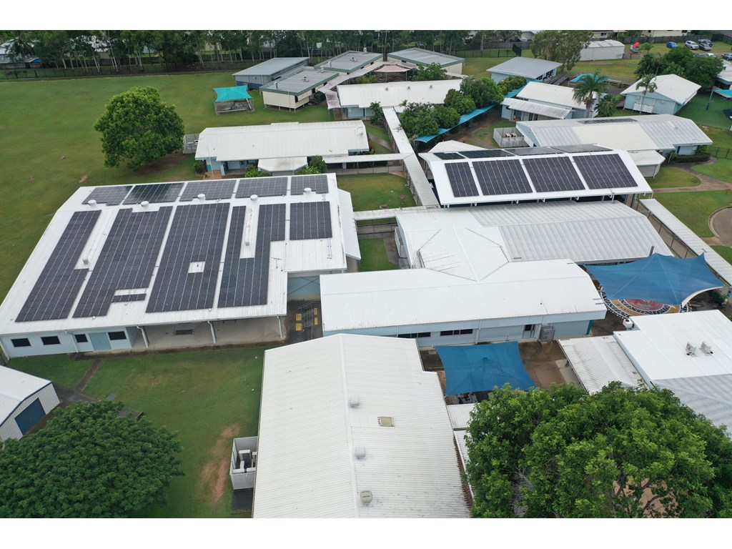The Willows State School had 593 solar panels installed