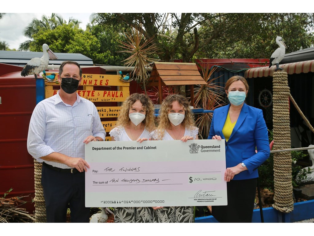 $10,000 for Twinnies Pelican and Seabird Rescue