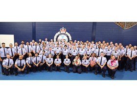 Graduating Queensland Corrective Services Custodial Corrections Officers at the Wacol Academy. . 