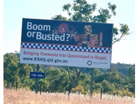 Fireworks blitz on the Queensland and Northern Territory border