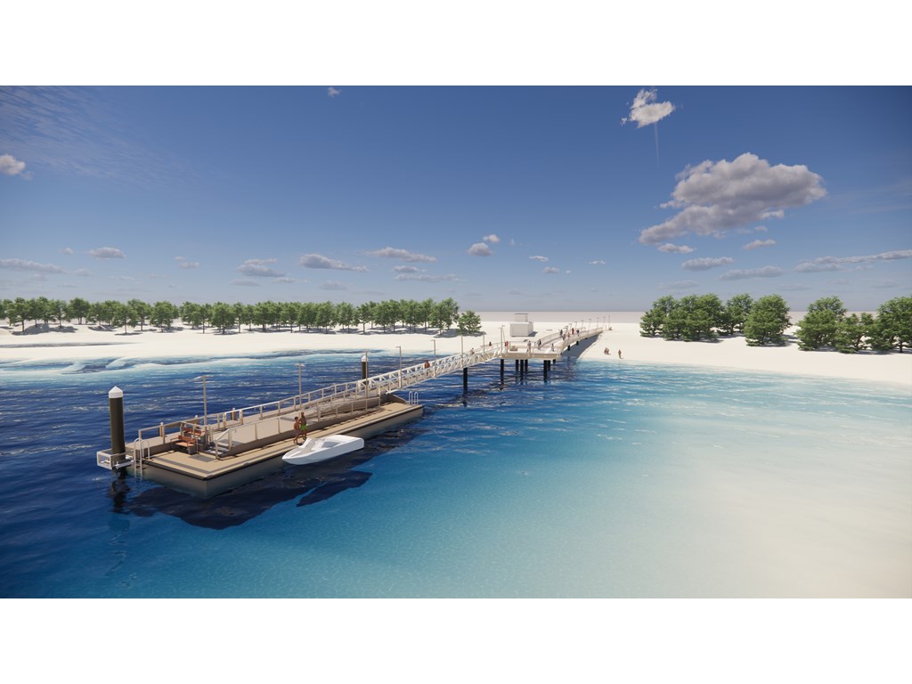 New $4 Million Jetty and Pontoon for the Northern End of The Spit